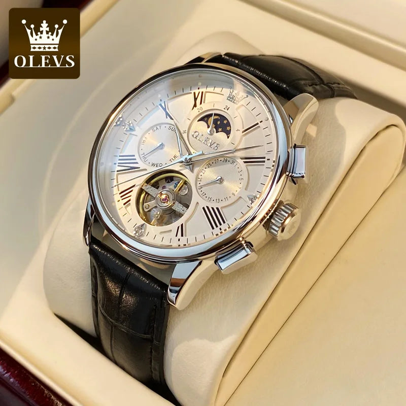 Olevs 9912 Wholesale Branded Waterproof High Custom Logo Quality Men Wrist Watch