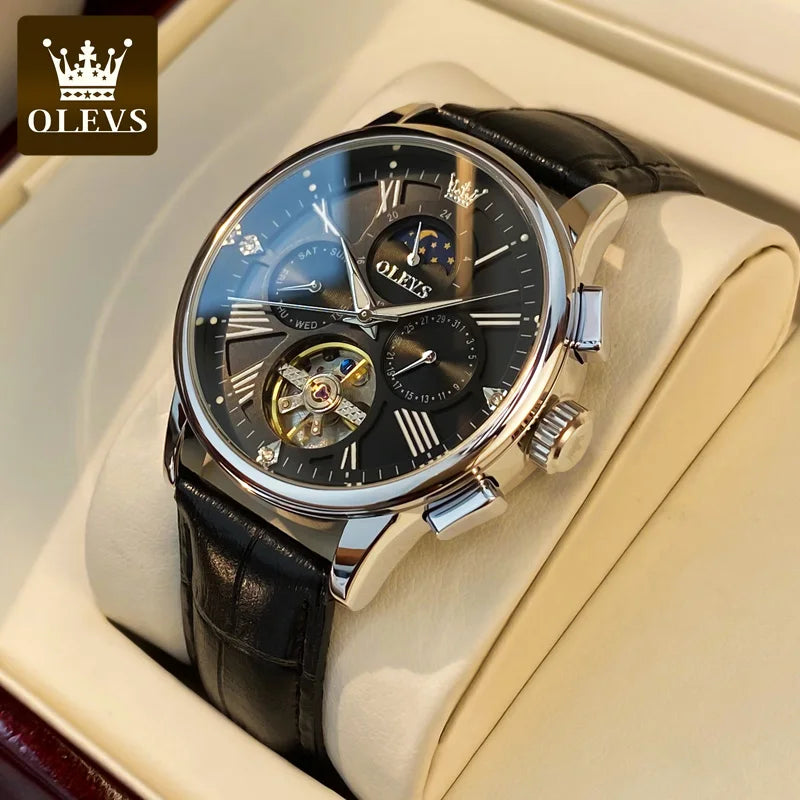 Olevs 9912 Wholesale Branded Waterproof High Custom Logo Quality Men Wrist Watch