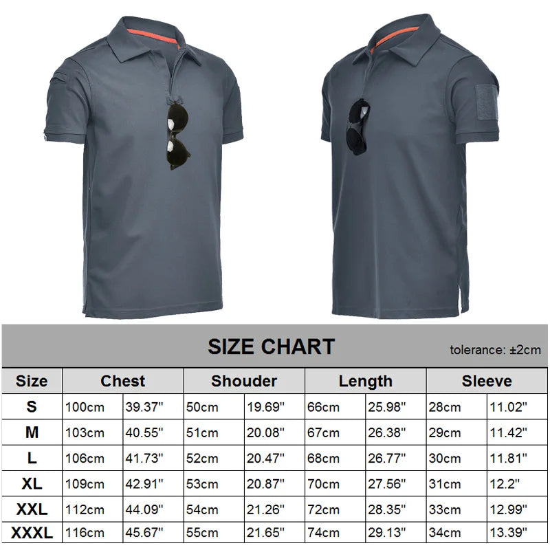 Men Polo Shirt Summer Golf Polo Shirt