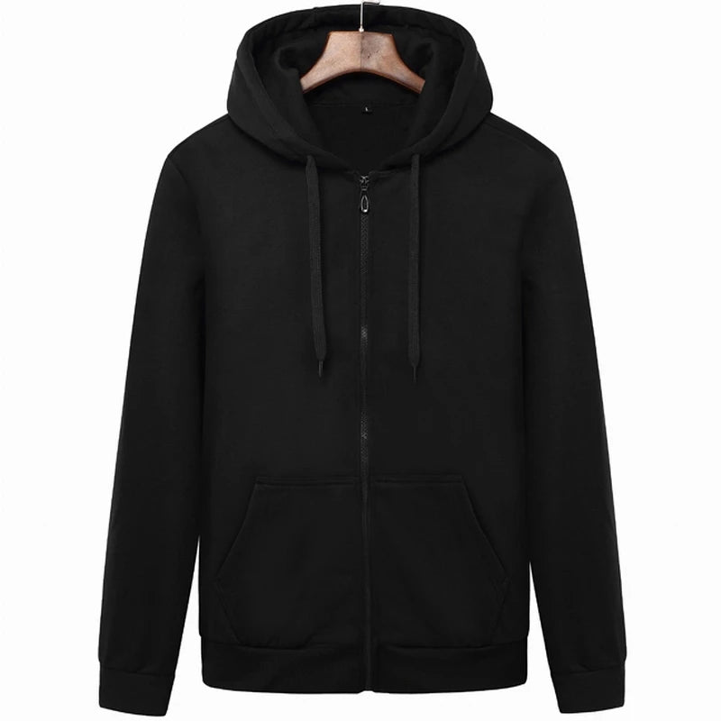 Brand Men's Hoodie With Hood Men Fleece Streetwear Warm Tracksuit
