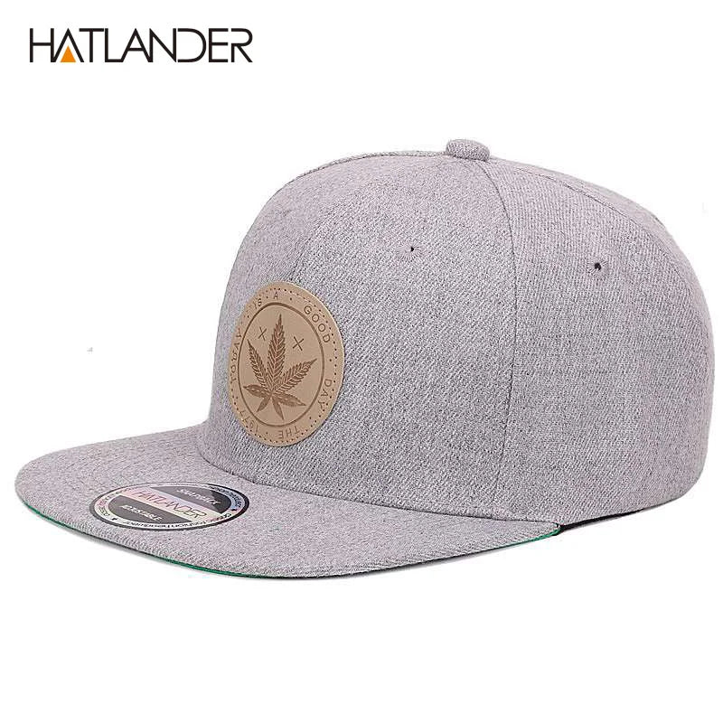 HATLANDER Maple Solid Cotton Outdoor Baseball Cap