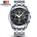 Automatic Mechanical Switzerland Men Wristwatches Fashion Luxury Leather watch