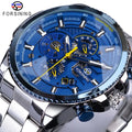 Forsining 2019 3 Dial Calendar Multifunction Military Luminous Luxery Watch
