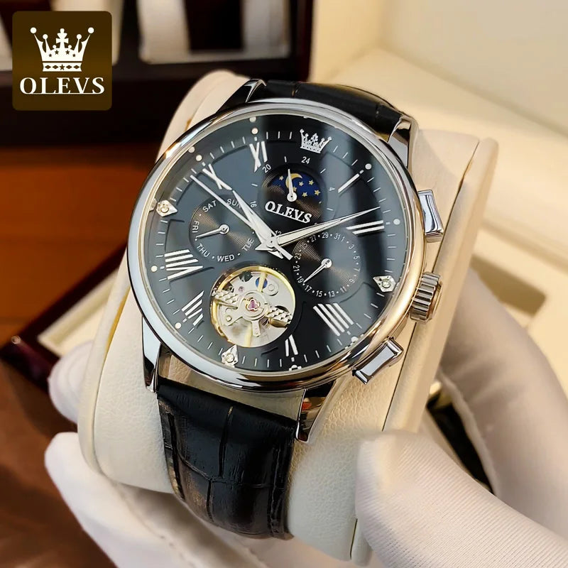 Olevs 9912 Wholesale Branded Waterproof High Custom Logo Quality Men Wrist Watch