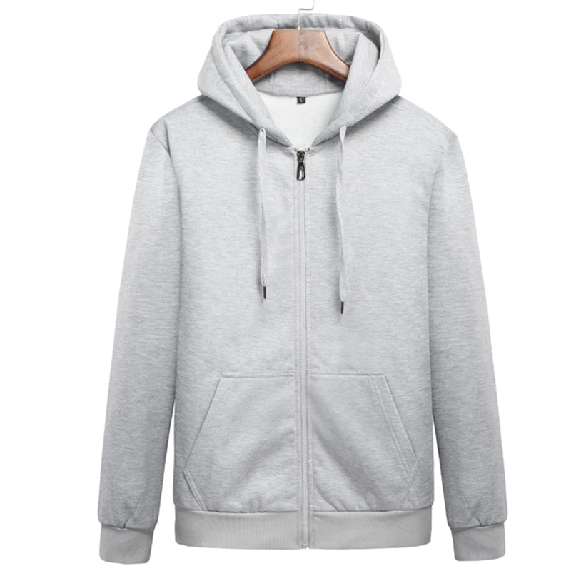 Brand Men's Hoodie With Hood Men Fleece Streetwear Warm Tracksuit