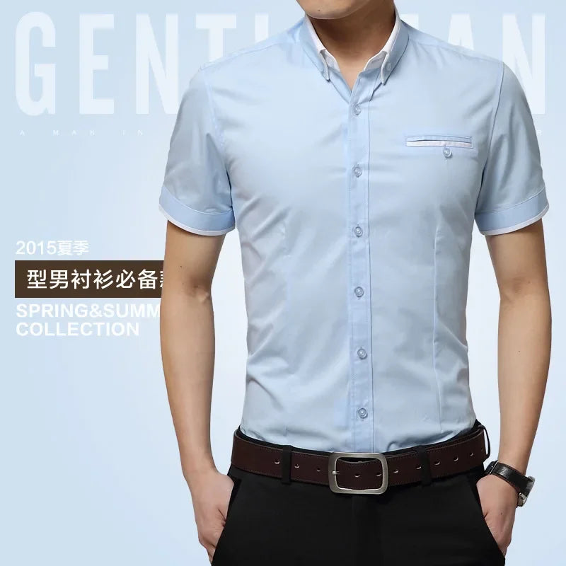 TFETTERS New Arrival Brand Men's Summer Business Shirt